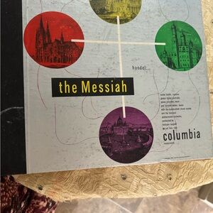 Columbia The Messiah Vinyl with Red, Green, Yellow, Purple Design